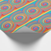 Farbenfrohe Gestaltung Geschenkpapier (Ecke)