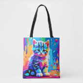 Farbenfrohe Gestaltung Tasche (Vorderseite)
