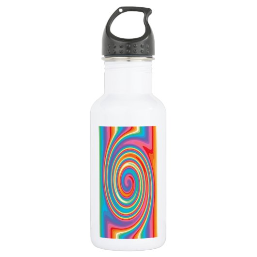 Farbenfrohe Gestaltung Trinkflasche (Vorderseite)