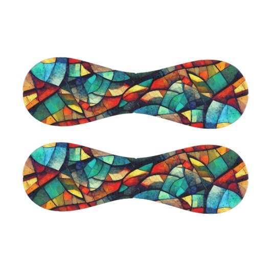 Farbenfrohe gestanzte Glasentnahme Baseball (Paneele)