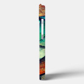 Farbenfrohe gestanzte Glasentnahme Case-Mate iPhone Hülle (Rückseite / Links)