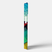 Farbenfrohe gestanzte Glasentnahme Case-Mate iPhone Hülle (Rückseite / Rechts)