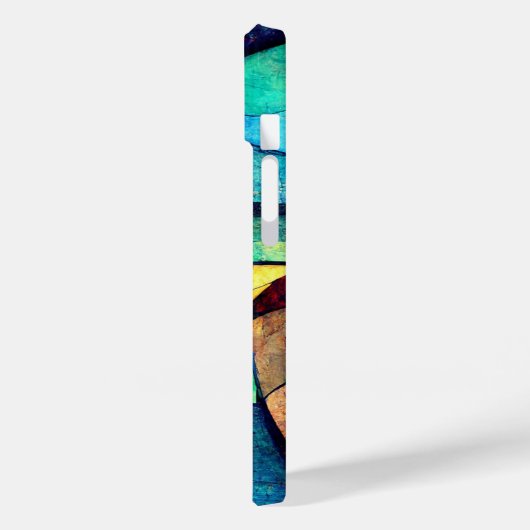 Farbenfrohe gestanzte Glasentnahme Case-Mate iPhone Hülle (Rückseite / Links)