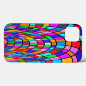Farbenfrohe gestanzte Glaskunst Case-Mate iPhone Hülle (Rückseite (Horizontal))