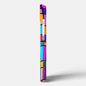Farbenfrohe gestanzte Glaskunst Case-Mate iPhone Hülle (Rückseite / Links)