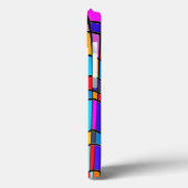 Farbenfrohe gestanzte Glaskunst Case-Mate iPhone Hülle (Rückseite / Links)