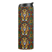 Farbenfrohe gestanzte Glasleuchte Tier Inspiriert Thermosbecher (Nach links gedreht)