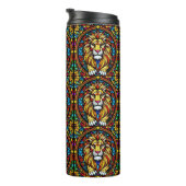 Farbenfrohe gestanzte Glasleuchte Tier Inspiriert Thermosbecher (Nach rechts gedreht)