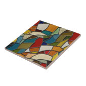 Farbenfrohe gestanzte Glasmosaikkunst Fliese (Seite)