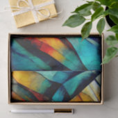 Farbenfrohe gestanzte Glasmosaikkunst Seidenpapier (Geschenk)