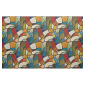 Farbenfrohe gestanzte Glasmosaikkunst Stoff (Fat Quarter (45,7 x 55,9 cm))
