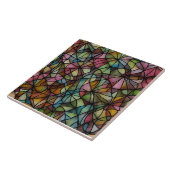 Farbenfrohe gestanzte Glasmuster Fliese (Seite)