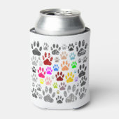 Farbenfrohe, gestörte Hundeschraube Dosenkühler (Kanne Vorderseite)