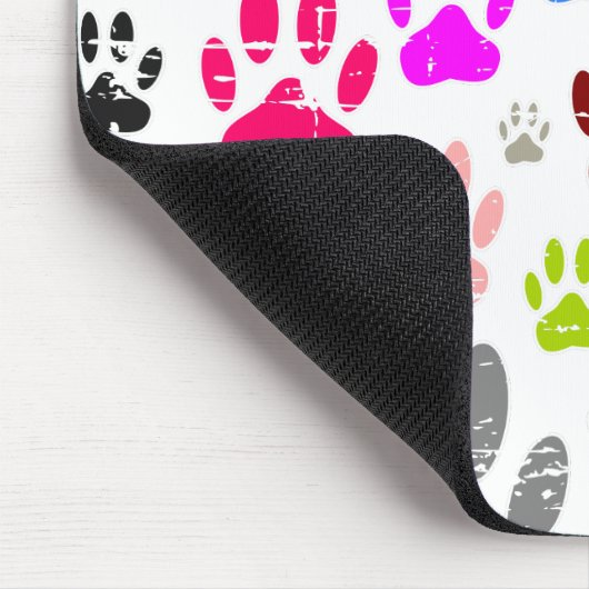 Farbenfrohe, gestörte Hundeschraube Mousepad (Ecke)