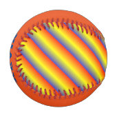 Farbenfrohe gestreifte, benutzerdefinierte Basebal Baseball (Vorderseite Links)