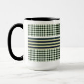 Farbenfrohe gestreifte Kaffeemaschine Tasse (Links)