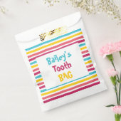 Farbenfrohe, gestreifte Kandy Tooth Bag für Kinder Geschenktütchen (Versiegelt)