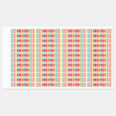 Farbenfrohe gestreifte, kundenspezifische Eisen Etiketten (Blatt)