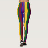 Farbenfrohe gestreifte Leggings (Rückseite)