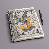 Farbenfrohe gestreifte Mottenklemme Aufkleber