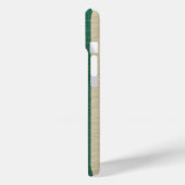 Farbenfrohe gestreifte Stoffe Art iPhone Case (Rückseite / Links)
