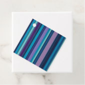 Farbenfrohe gestreifte Stoffe Kunsttipps Geschenkanhänger (Beispiel)