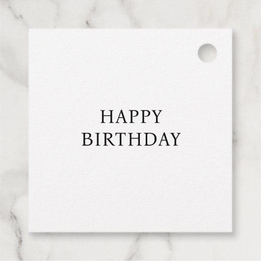 Farbenfrohe gestreifte Stoffe Kunsttipps Geschenkanhänger (Rückseite)