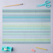 Farbenfrohe gestreifte Stoffgewebe Gewebe Seidenpapier (Basteln)