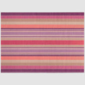 Farbenfrohe gestreifte Stoffgewebe Gewebe Seidenpapier (Vorderseite)