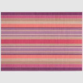 Farbenfrohe gestreifte Stoffgewebe Gewebe Seidenpapier