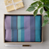 Farbenfrohe gestreifte Stoffgewebe Gewebe Seidenpapier (Geschenk)