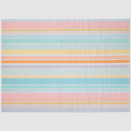 Farbenfrohe gestreifte Stoffgewebe Gewebe Seidenpapier