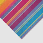 Farbenfrohe gestreifte Stoffgewebe Gewebe Seidenpapier (Ausschnitt)