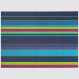 Farbenfrohe gestreifte Stoffgewebe Gewebe Seidenpapier