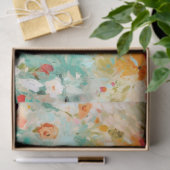 Farbenfrohe gestrichene Blume Geschenk, Handwerk u Seidenpapier (Geschenk)