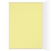 Farbenfrohe gestrichene Keramik Pots Leere Grußkar (Innen (Links))