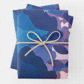 Farbenfrohe Gewitterwolken Geschenkpapier Set (Beispiel)