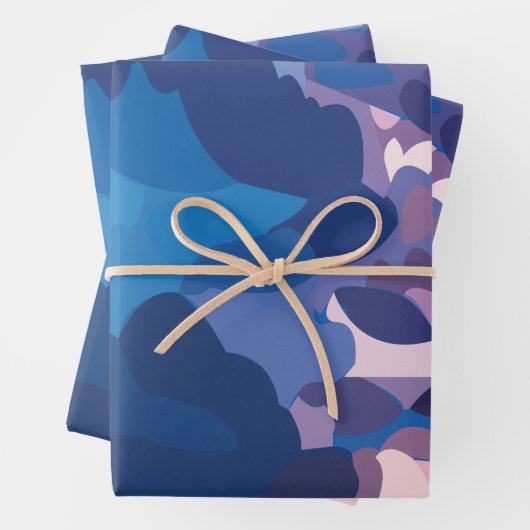 Farbenfrohe Gewitterwolken Geschenkpapier Set (Beispiel)