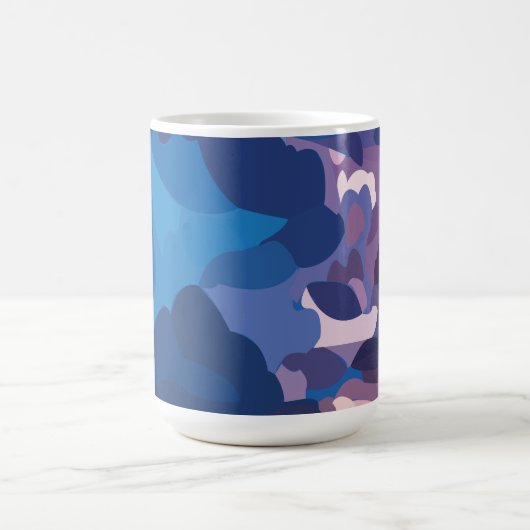 Farbenfrohe Gewitterwolken Kaffeetasse (Mittel)