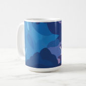 Farbenfrohe Gewitterwolken Kaffeetasse (Vorderseite Links)