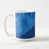 Farbenfrohe Gewitterwolken Kaffeetasse (Links)