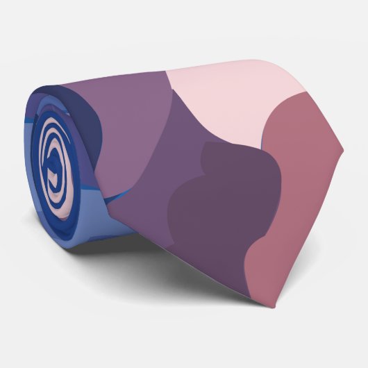 Farbenfrohe Gewitterwolken Krawatte (Gerollt)