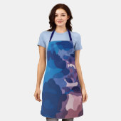 Farbenfrohe Gewitterwolken Schürze (Getragen)