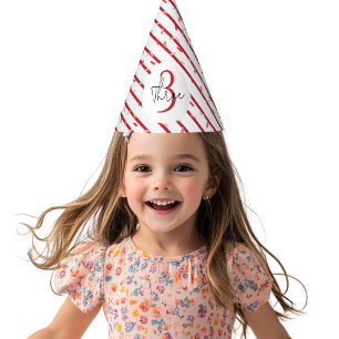 Farbenfrohe Gingerbret House Geburtstagsparty Partyhütchen