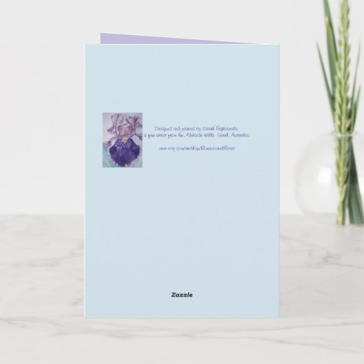 Farbenfrohe Giraffe Tierfarbe Geburtskarte Karte (Rückseite)