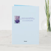 Farbenfrohe Giraffe Tierfarbe Geburtskarte Karte (Rückseite)