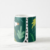 Farbenfrohe Giraffen: Dekoratives Tiermuster. Kaffeetasse (Mittel)