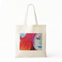 Farbenfrohe Girl Cry Surreal Regenbogen Kunst