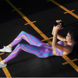 Farbenfrohe Girl Green Schachbrett Workout Frauen Leggings