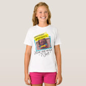 Farbenfrohe Girls Template TShidts mit Bildern und T-Shirt (Vorne ganz)